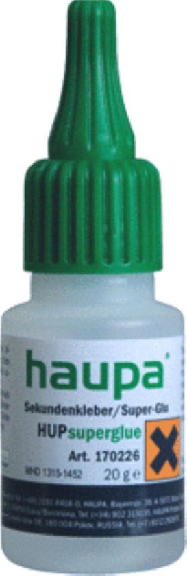 Haupa Lijm Superglue - 20ml voor Bouw/installatie - Secondelijm Mega -... | bol.com