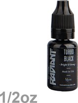 Radiant Colors - tattoo inkt - Turbo Black - 15ml