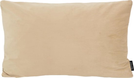 Velvet Zand Long Kussenhoes | Fluweel - Polyester | 30 x 50 cm