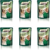 Hondenvoer - Natvoer voor honden - Stuzzy Dog 100gr - KIP & HAM - 6 zakjes