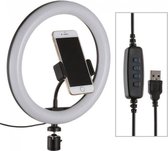Selfie LED Ring Lamp lc330 33Cm /12 inch en Telefoonhouder (Zonder Statief) – Studiolamp – Selfie - lamp - Ringlamp - Tik tok - flitser – Make up light – Studiolamp – Ring Light