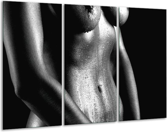Peinture sur verre Corps | Gris, noir, blanc | 120x80cm 3 Liège | Tirage photo sur verre |  F000965