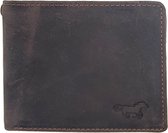 Safekeepers Billfold Portemonnee Heren – Portefeuille met Pasjeshouder – Extra dun - 6 Pasjes – RFID – Hunter Bruin