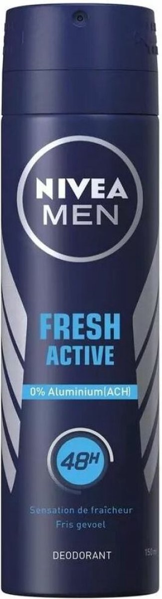 Nivea Men Fresh Active Deodorant 150 Ml Buy, Best Price. Shipping
