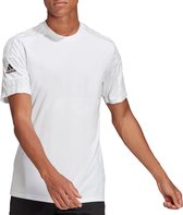 adidas Squadra 21 Sportshirt - Maat S  - Mannen - wit - zwart