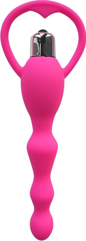 Plug It - Vibrerende buttplug - Anal silicone buttplug - Buttplugs anaal - Roze