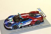Ford GT - Ford Chip Ganassi UK - 24H Le Mans 2018 (Blauw/Rood) (10cm) 1/43 Spark - Modelauto - Schaalmodel - Model auto - Miniatuurautos - Miniatuur auto