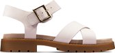 Clarks - Dames - Orinoco Strap - D - 1 - white leather - maat 4,5