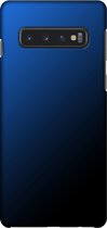 Samsung Galaxy S10 / S10 5G - Hard Case - Deluxe - Fully Printed - Zwart Blauw
