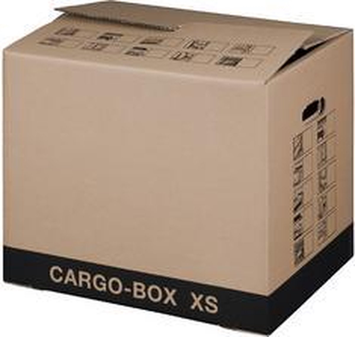 10 x CARGO-BOX Verhuisdoos SMARTBOXPRO XS - 46 x 35 x 40 cm - bruin