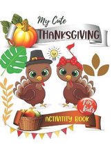 My Cute Thanksgiving Activity book for kids