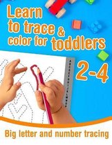 Big letter and number tracing - Learn to trace and color for toddlers ages 2-4