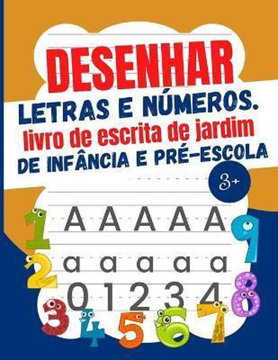 Desenhar Letras E Números Livro de Escrita de Jardim de Inf ... - cover