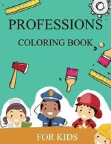 Professions coloring book for kids