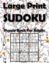 Large Print Sudoku Puzzle Book For Adults