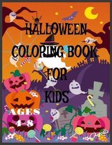 Halloween Coloring Book for Kids ages 4-8 size 8.5x11 inch