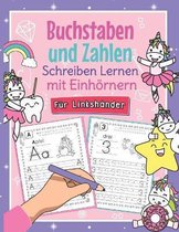 Buchstaben und Zahlen Schreiben mit Einhoernern - Fur Linkshander