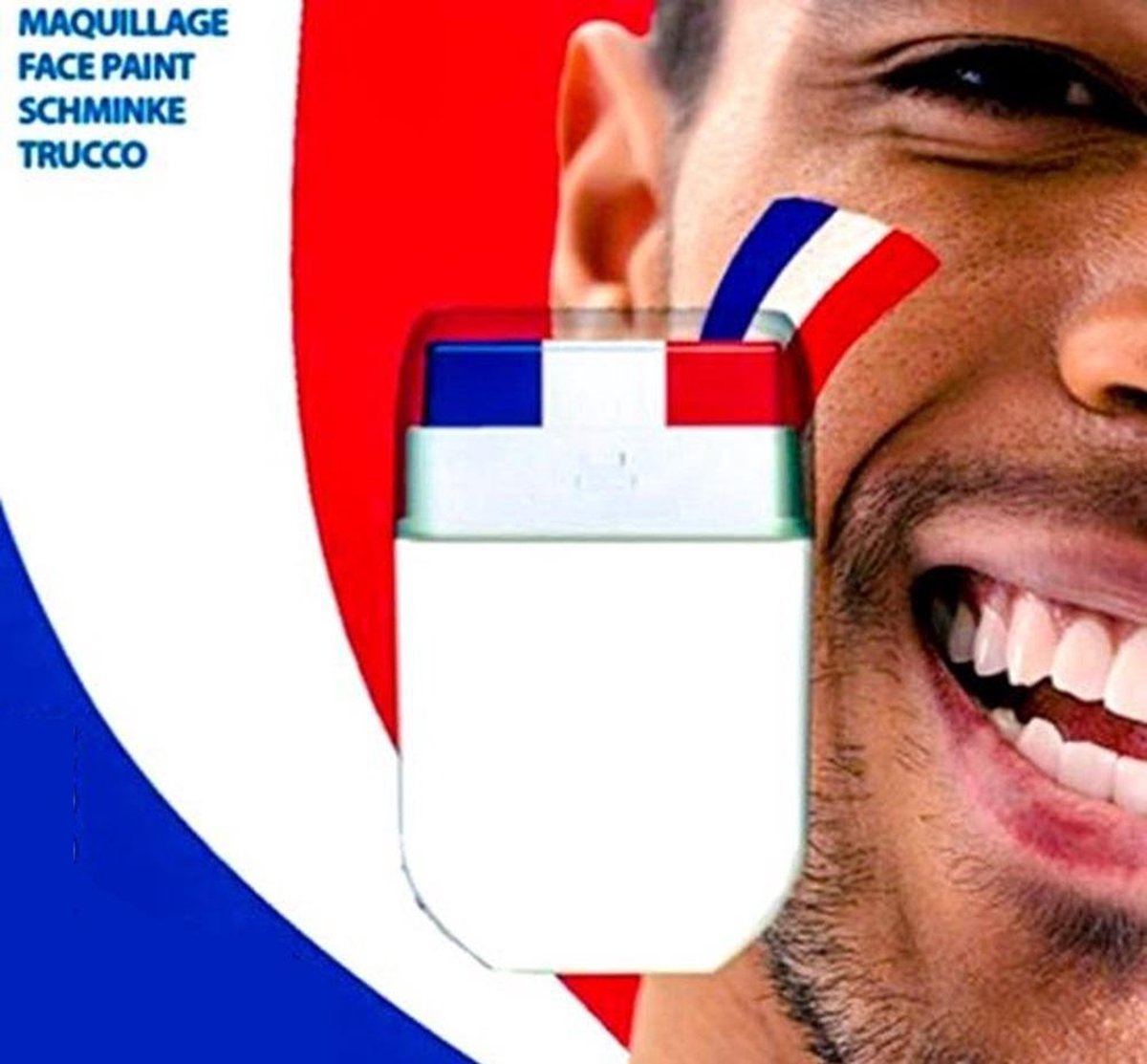 Fanbrush Schmink Hollandse Nederlandse Vlag