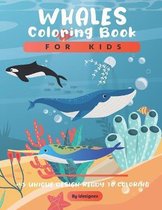 Whales Coloring Book For Kids