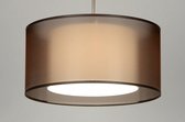Lumidora Hanglamp 30135 - E27 - Bruin - Stof - ⌀ 47 cm