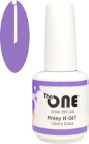The One Pro - Gellak 15ml - kleur Finley Paars H067 - Gel Nagellak