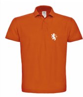 Cadeautip! Polo shirt  EK voetbal| Oranje Polo | EK Polo | Mannen Polo - Witte opdruk