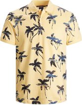 Jack & Jones Poloshirt Jorhazy Aop Polo Ss 12188294 Sahara Sun Mannen Maat - XL