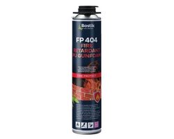 Foto: Bostik fp 404 fire retardant pu gunfoam brandwerend 750 ml kleur roze geschikt voor pur pistool