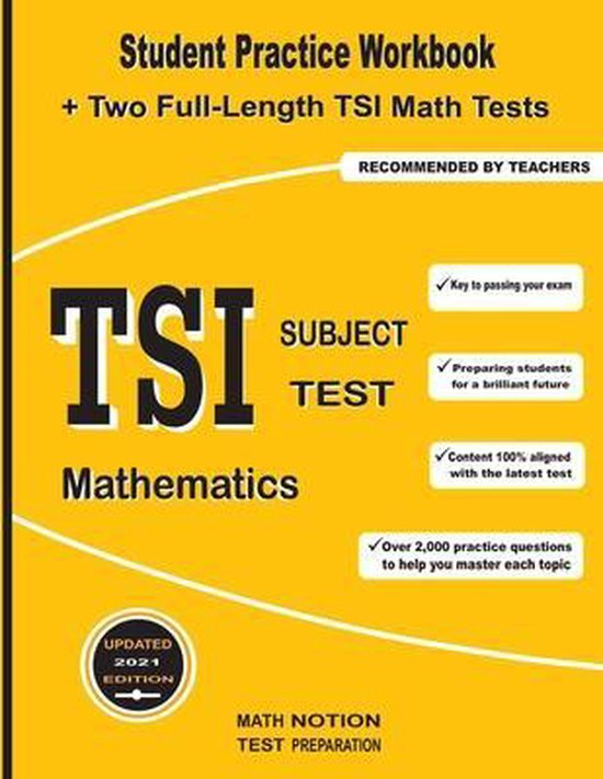 TSI Subject Test Mathematics - cover