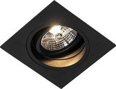 QAZQA chuck - Moderne Inbouwspot - 1 lichts - L 120 mm - Zwart - Woonkamer | Slaapkamer | Keuken