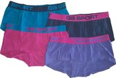 GS-Sport Dames Boxers 4-Pack maat S