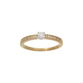 Glow 214.2074 Ring Goud G SI 1 0,23ct - maat 52