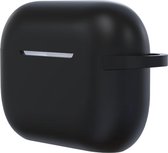 Silicone Case voor Apple Airpods Pro Hoesje - Hoes - Zwart