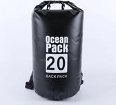 Nixnix Waterdichte Tas - Dry bag - 20L - Zwart - Ocean Pack - Dry Sack - Survival Outdoor Rugzak - Drybags - Boottas - Zeiltas