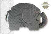 TAO NIDRA Ultrasoft XXL Winter Fleece Deken - Super Zacht & Warm Met Schapenvacht Look - Natuur & Wit Dots Design - 150x200cm