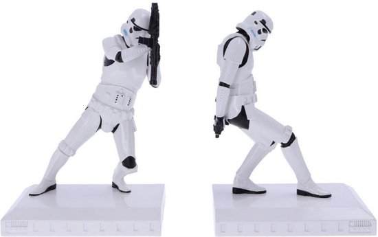 Stormtrooper - boekensteunen - wit - Star Wars (Nemesis Now)