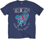 The Who Heren Tshirt -XL- Long Live Rock '79 Blauw