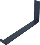 GoudmetHout Industriële Plankdrager L-vorm UP 30 cm - Per Stuk - Staal - Mat Zwart - 4 cm x 30 cm x 15 cm