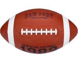 New Port American Football - Large - Bruin/Zwart/Wit