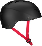 Nijdam Skate Helm - Vert Fyre - Zwart/Rood - M