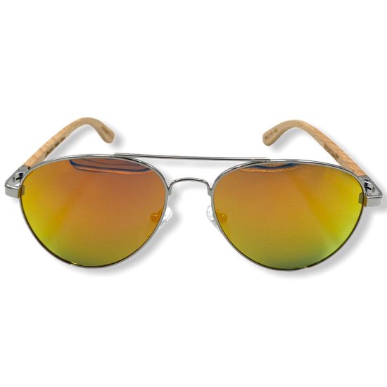 BEINGBAR Eyewear "Model 37" Sustainable Bamboo Sunglasses van BEINGBAR — afbeelding 2