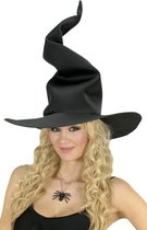 WIDMANN - Zwarte geplooide heksen hoed voor dames