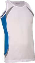 Avento Sportsinglet - Heren - Wit/Kobalt/Grijs - M