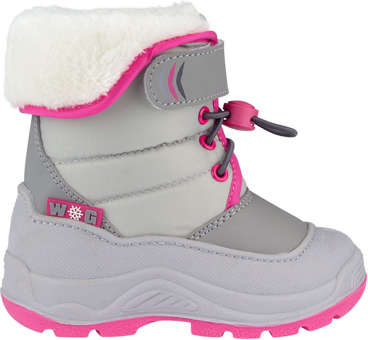 Winter-grip Snowboots Jr Hoppin’ Bieber Lichtgrijs/ 24