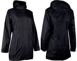 Ralka Regenjas Deluxe Lang Model - Dames - Zwart/Aqua - 42