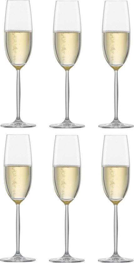 Schott Zwiesel Diva Champagneflûte met MP 7 - 0.22 Ltr - set van 6