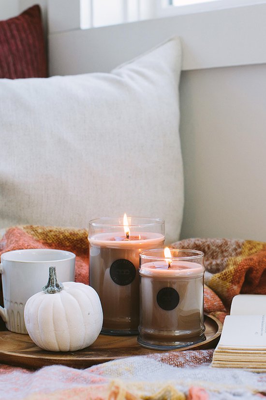 Autumn Stroll Jar Large Bridgewater