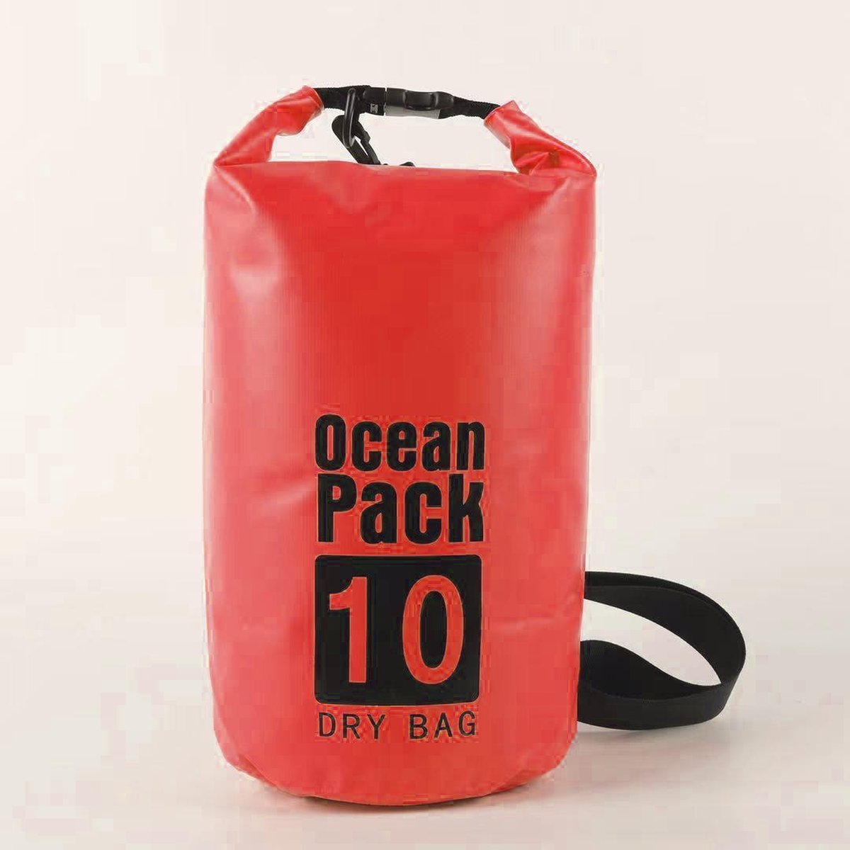 Waterdichte Tas - Dry bag - 10L - Rood - Ocean Pack - Dry Sack - Survival Outdoor Rugzak - Drybags - Boottas - Zeiltas