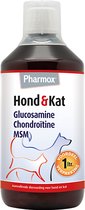 Pharmox Hond & Kat Glucosamine 1000 ml - Belangrijke bouwsteen voor honden en katten - Geschikt voor ieder type hond of kat