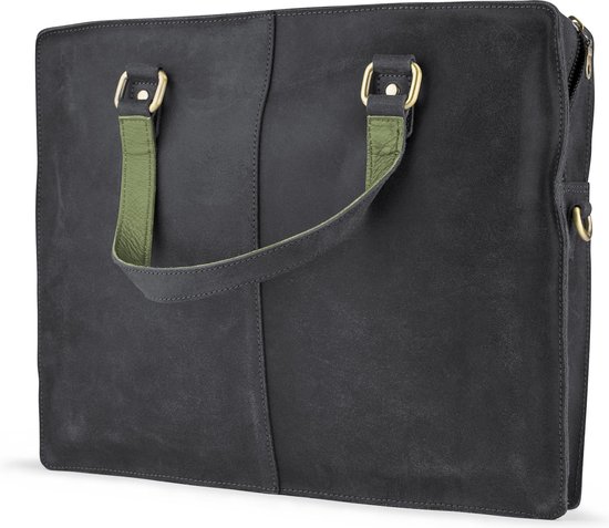 Laauw Madrid Sevilla Off Black Laptoptas 8719324895521 bol